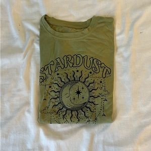 oversized dark green t shirt